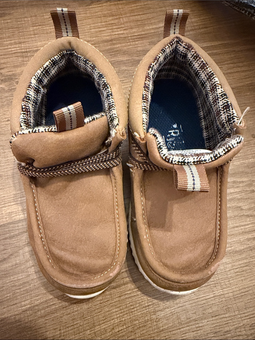 Kids Casual Slip-On Shoes in Tan